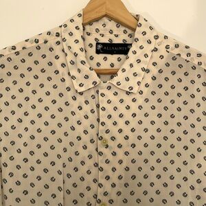 All Saints horseshoe short sleeve shirt